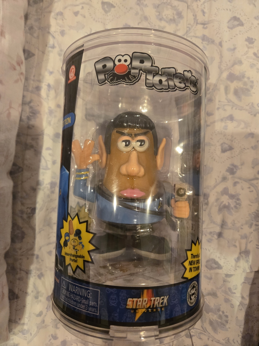 Pop Tater's Star Trek Mr. Potato Head Figure in Blue